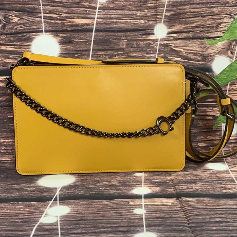 💛NWOT COACH 💛 78801 Signature Leather Chain - Picture 7 of 8